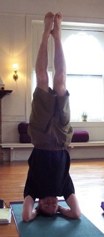 Eric in Headstand