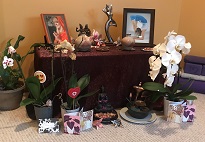 Altar with Thank Yous